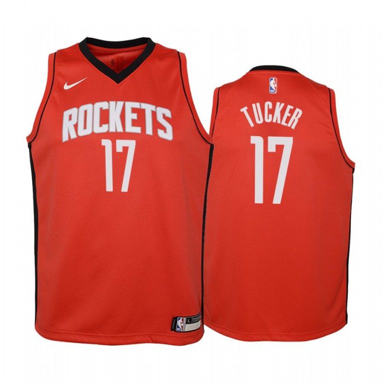Youth Houston Rockets P.J. Tucker #17 Icon Red Jersey