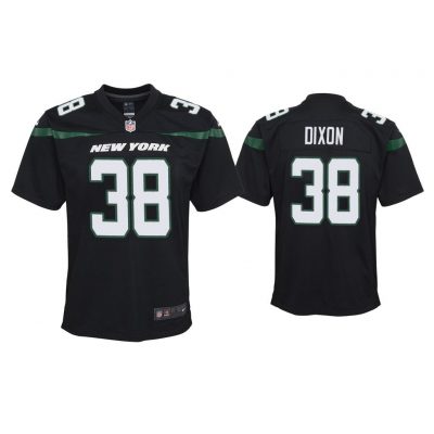Youth Kenneth Dixon New York Jets Black Game Jersey