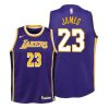 Youth Lebron James Los Angeles Lakers #23 Youth Statement Jersey