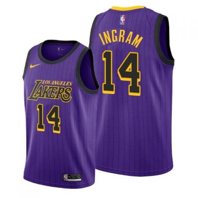 Youth Los Angeles Lakers 2018-19 Brandon Ingram #14 City Edition Purple Jersey