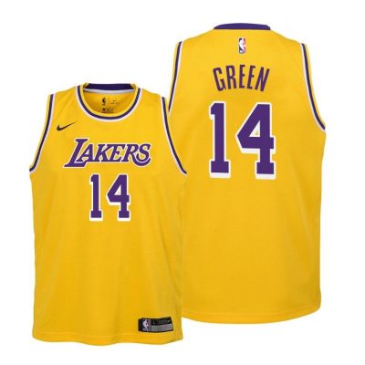 Youth Los Angeles Lakers 2019-20 Danny Green #14 Icon Yellow Jersey