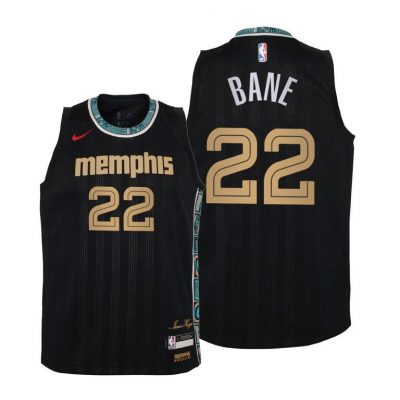Youth Memphis Grizzlies Desmond Bane 2020-21 City Edition Black Jersey