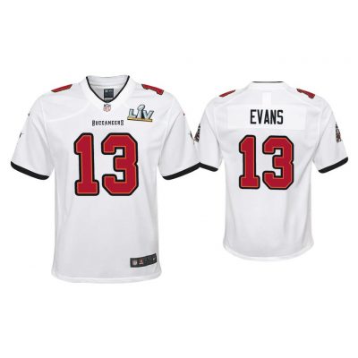 Youth Mike Evans Tampa Bay Buccaneers Super Bowl LV White Game Jersey