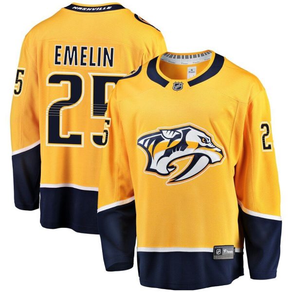 Youth Nashville Predators Alexei Emelin Gold Breakaway Player Jersey