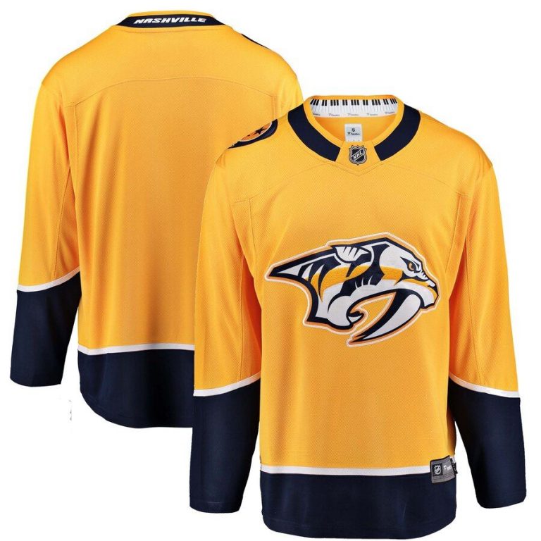 Youth Nashville Predators Gold Breakaway Home Jersey