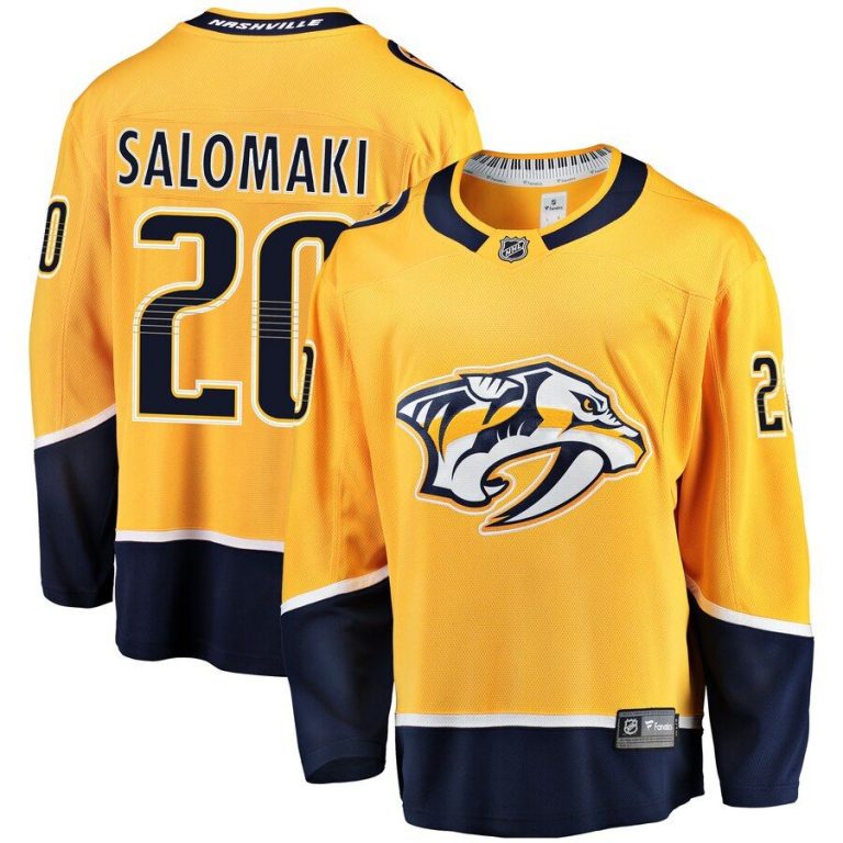 Youth Nashville Predators Miikka Salomaki Gold Breakaway Player Jersey