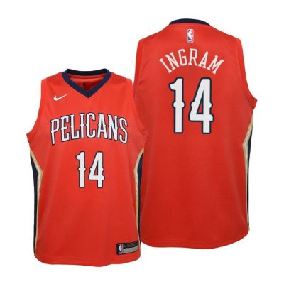 Youth New Orleans Pelicans 2019-20 Brandon Ingram #14 Statement Red Jersey