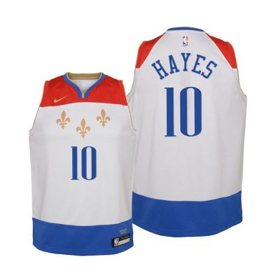 Youth New Orleans Pelicans Jaxson Hayes 2020-21 City Edition White Jersey