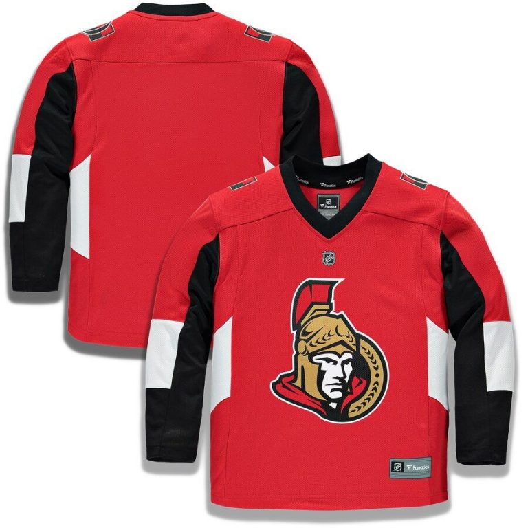 Youth Ottawa Senators Red Home Replica Blank Jersey