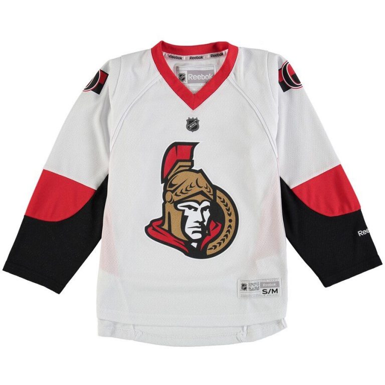 Youth Ottawa Senators White Replica Away Jersey