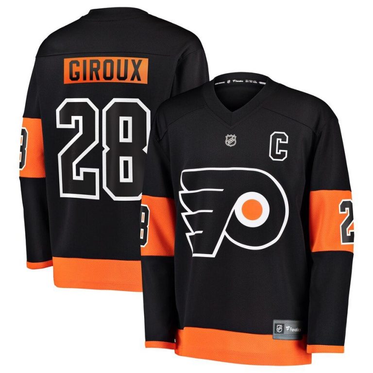 Youth Philadelphia Flyers Claude Giroux Black Alternate Replica Player Jersey