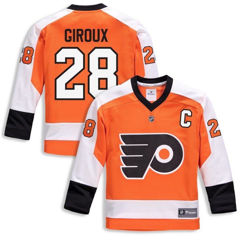 Youth Philadelphia Flyers Claude Giroux Orange Replica Player Jersey