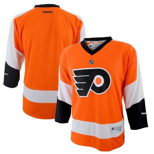 Youth Philadelphia Flyers Orange Replica Home Jersey