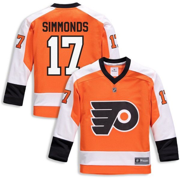 Youth Philadelphia Flyers Wayne Simmonds Orange Replica Player Jersey