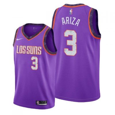 Youth Phoenix Suns 2018-19 Trevor Ariza #3 City Edition Purple Jersey