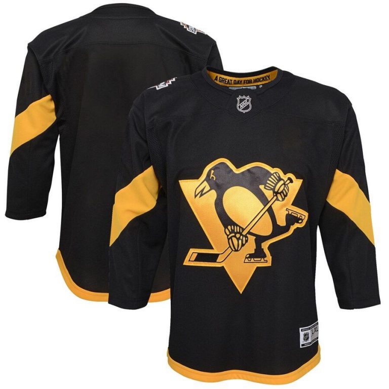 Youth Pittsburgh Penguins Black 2019 NHL Stadium Series Premier Jersey