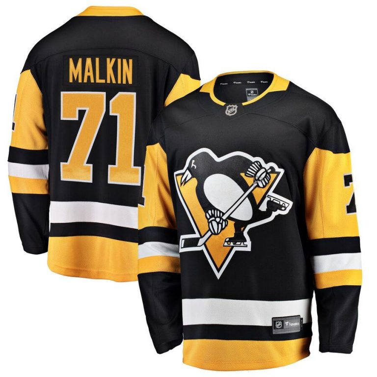 Youth Pittsburgh Penguins Evgeni Malkin Black Home Breakaway Player Jersey