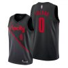 Youth Portland Trail Blazers 2018-19 Damian Lillard #0 City Edition Black Jersey