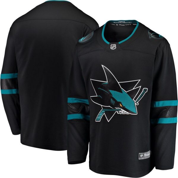 Youth San Jose Sharks Black Alternate Breakaway Jersey