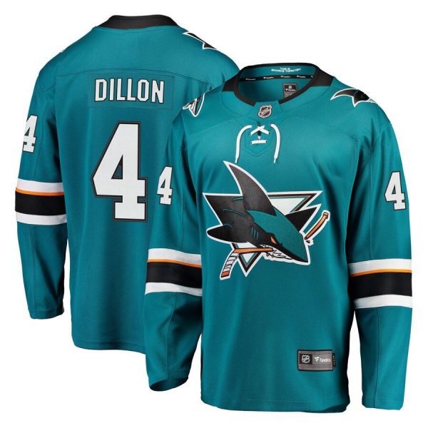 Youth San Jose Sharks Brenden Dillon Teal Breakaway Player Jersey