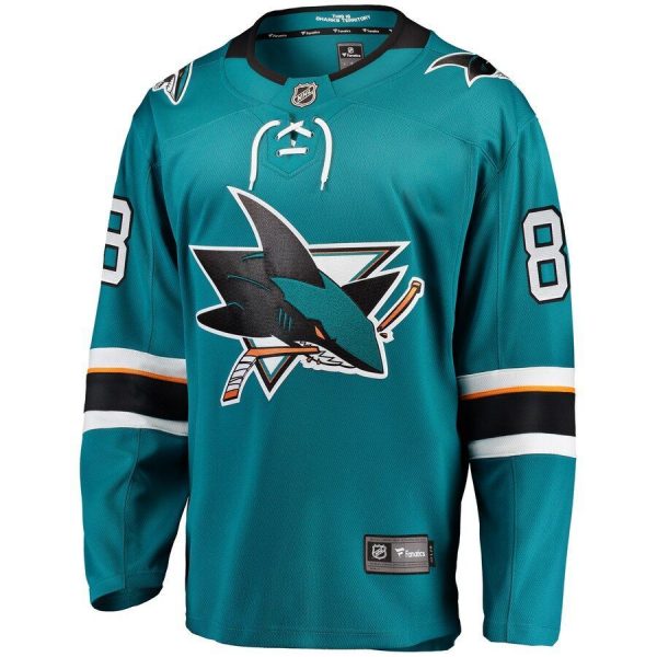 Youth San Jose Sharks Brent Burns Teal Home Breakaway Player Jersey