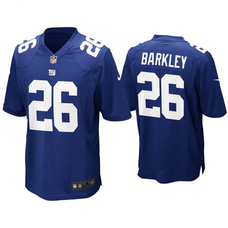 Youth Saquon Barkley New York Giants Royal Game Jersey