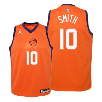 Youth Suns Jalen Smith #10 Statement 2020-21 Orange Jersey