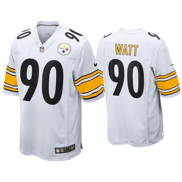 Youth T.J. Watt Pittsburgh Steelers White Game Jersey