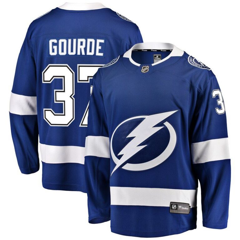 Youth Tampa Bay Lightning Yanni Gourde Breakaway Player Jersey