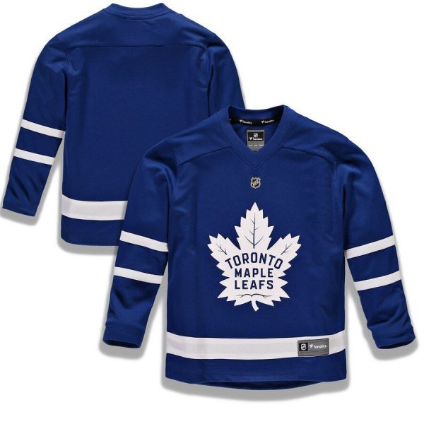 Youth Toronto Maple Leafs Blue Home Replica Blank Jersey