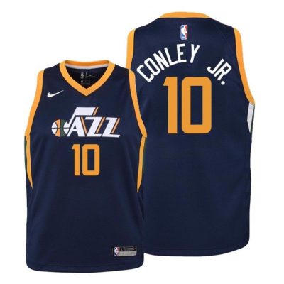 Youth Utah Jazz Mike Conley Jr. youth 2020-21 Icon Edition Navy Jersey