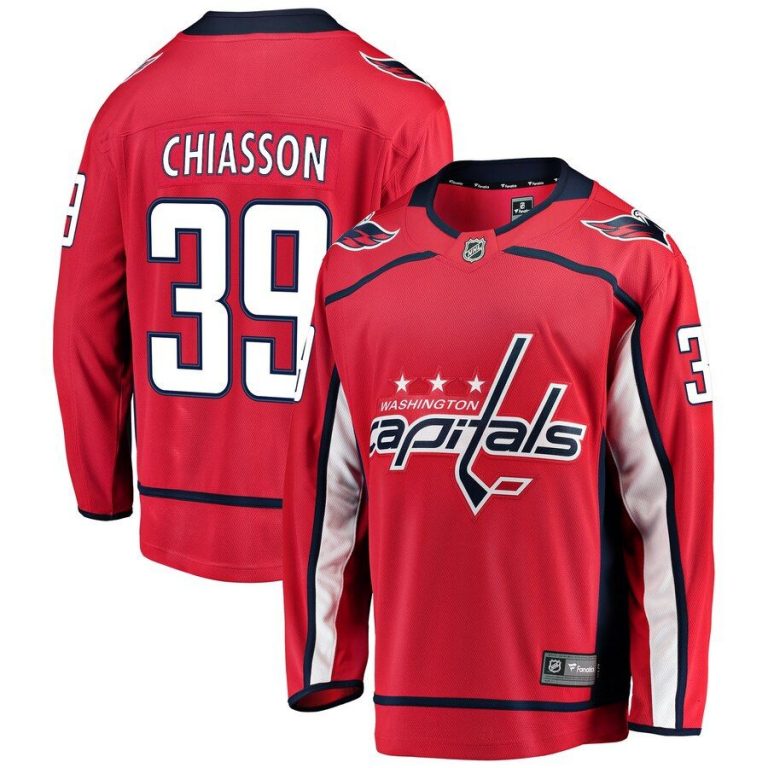 Youth Washington Capitals Alex Chiasson Red Breakaway Player Jersey