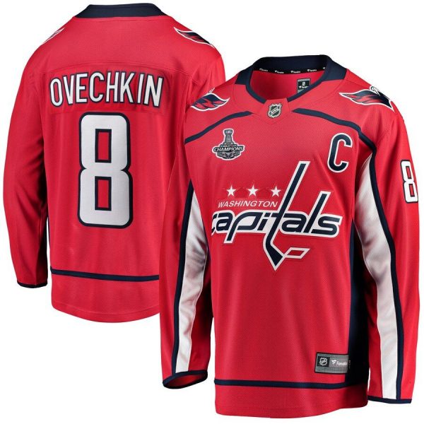 Youth Washington Capitals Alexander Ovechkin Red 2018 Stanley Cup Champions Home Breakaway Player Jersey