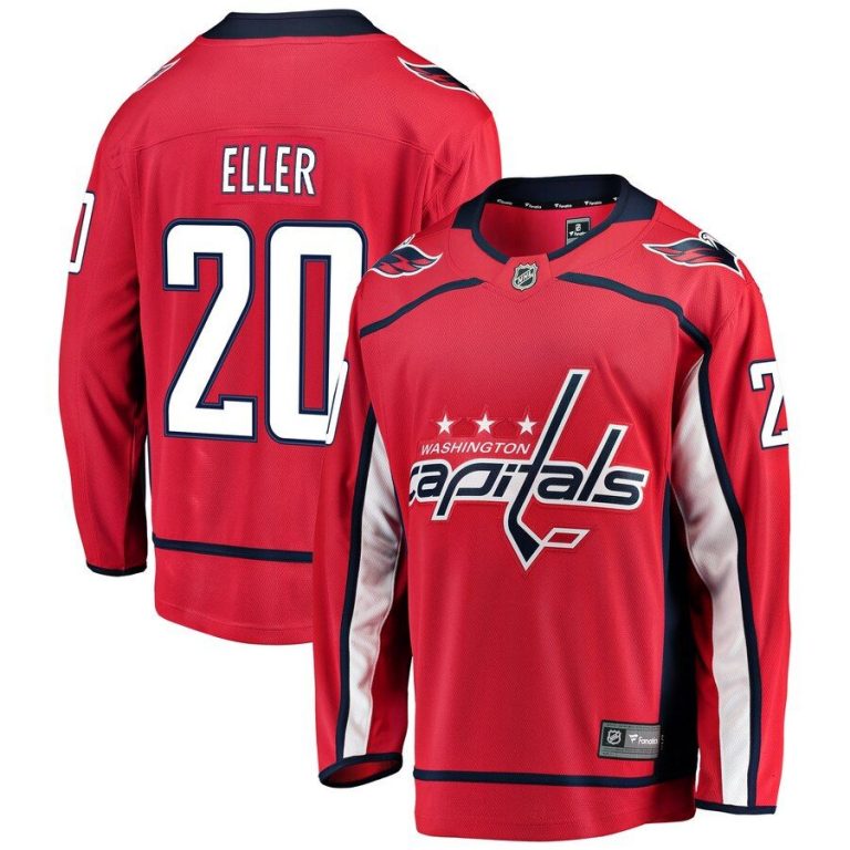 Youth Washington Capitals Lars Eller Red Breakaway Player Jersey