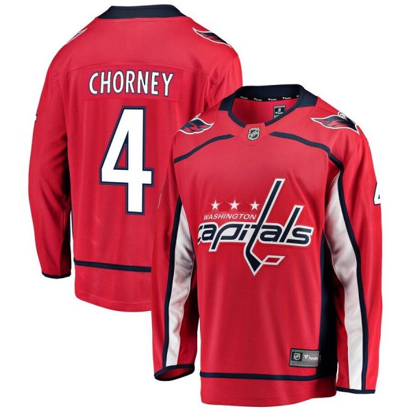 Youth Washington Capitals Taylor Chorney Red Breakaway Player Jersey