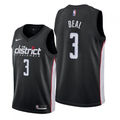 Youth Washington Wizards 2018-19 Bradley Beal #3 City Edition Black Jersey