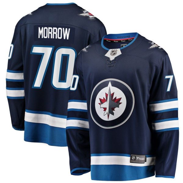 Youth Winnipeg Jets Joe Morrow Navy Breakaway Player Jersey