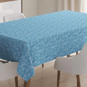 Zentangle Paisley Art 3D Printed Tablecloth Table Decor Home Decor