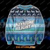 3D All Over Print Keystone Light Beer Ugly Christmas Sweatshirt