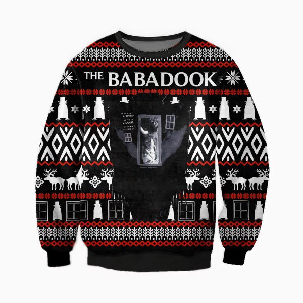 3D All Over Printed The Babadook Ugly Sweatshirt