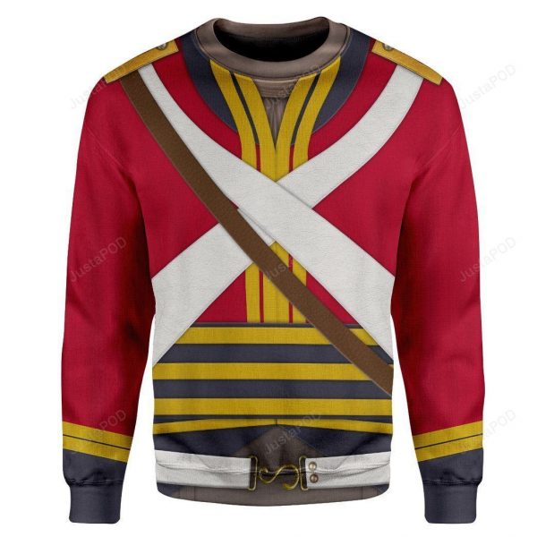 3D British 2Nd Heavy Dragoon Sweatshirt  Ugly Christmas Sweater Xmas Gift - Colins Store