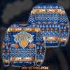 3D Knitting Pattern Ny Knicks Ugly Christmas Sweatshirt