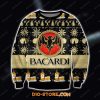 3D Knitting Pattern Print Bacardi Ugly Christmas Sweatshirt