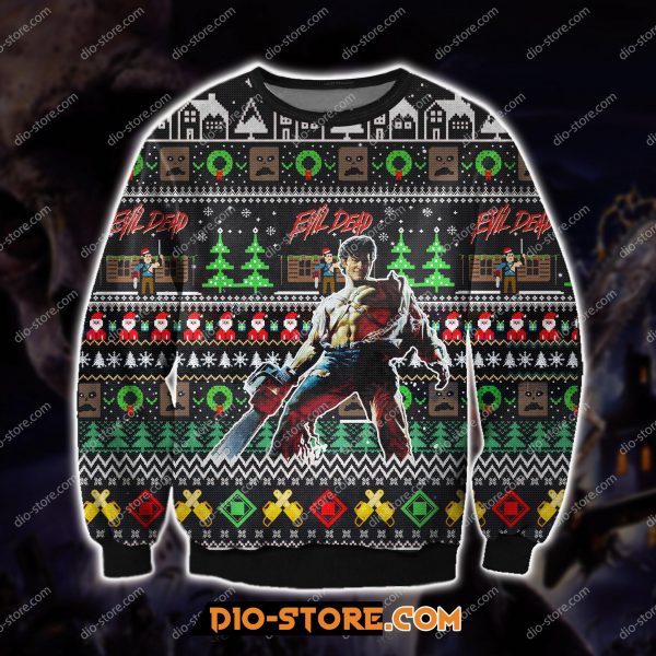 3D Print Evil Dead - American Horror Film Ugly Christmas Sweatshirt