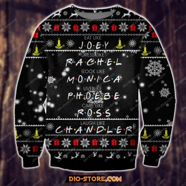 3D Print Knitting Pattern Friends - American Sitcom Ugly Christmas Sweatshirt