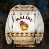 3D Print Knitting Pattern Malibu Rum Ugly Christmas Sweatshirt