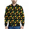 8-Bit Pixel Pineapple Print Bomber Jacket
