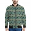 Aboriginal Animals Pattern Print Bomber Jacket