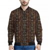 African Afro Inspired Pattern Print Bomber Jacket