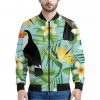 Aloha Keel-Billed Toucan Print Bomber Jacket